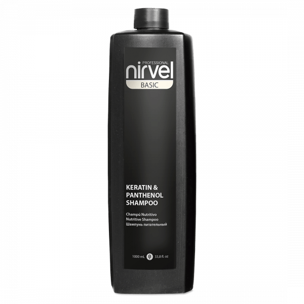 Nirvel Keratin and Panthenol är ett vårdande shampoo med keratin och panthenol som har en djup återfuktande effekt på torrt och skadat hår. Det stärker håret från rötterna och förbättrar dess struktur, kvalitet och utseende.