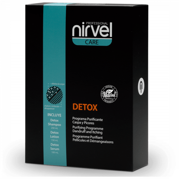 Nirvel Detox Kit with Detox Shampoo, Detox Serum and Detox Lotion