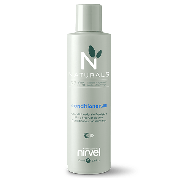 Nirvel Naturals conditioner makes the hair soft and shiny, suitable for all hair types. This conditioner should not be rinsed out, but applied in lengths when the hair is damp.