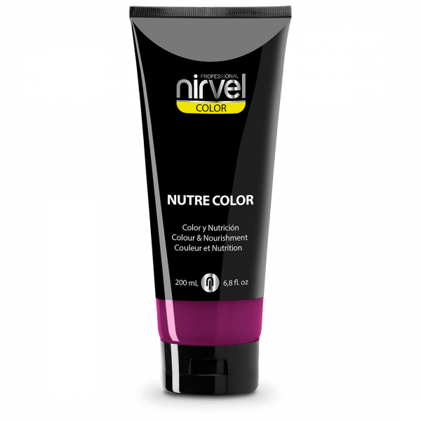 Nirvel Nutre Color är en närande hårfärg som färgar håret tillfälligt, samtidigt som den tillför näring och glans till håret.